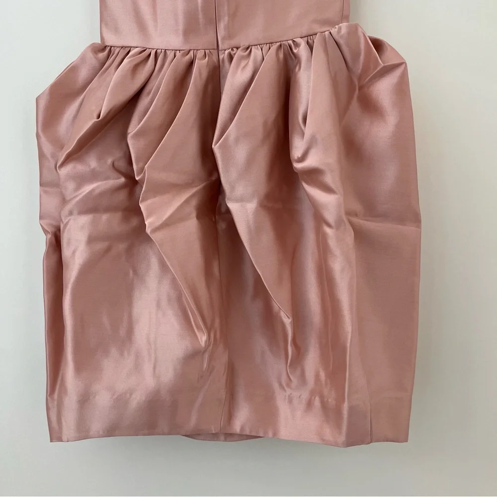 NWOT Zimmermann Matchmaker Bustier Wool-Silk Blush Pink Mini Dress 0 - Picture 7 of 16